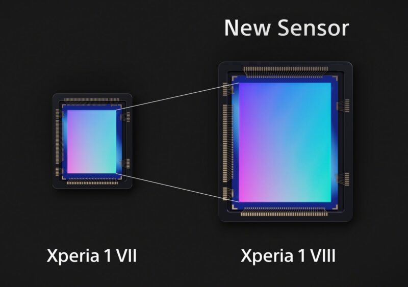 Sony Xperia 1 VIII zoom sensor